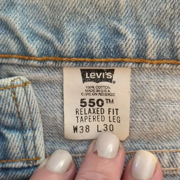 Levi's Blue Straight Jeans Classic Style - Picture 7 of 10